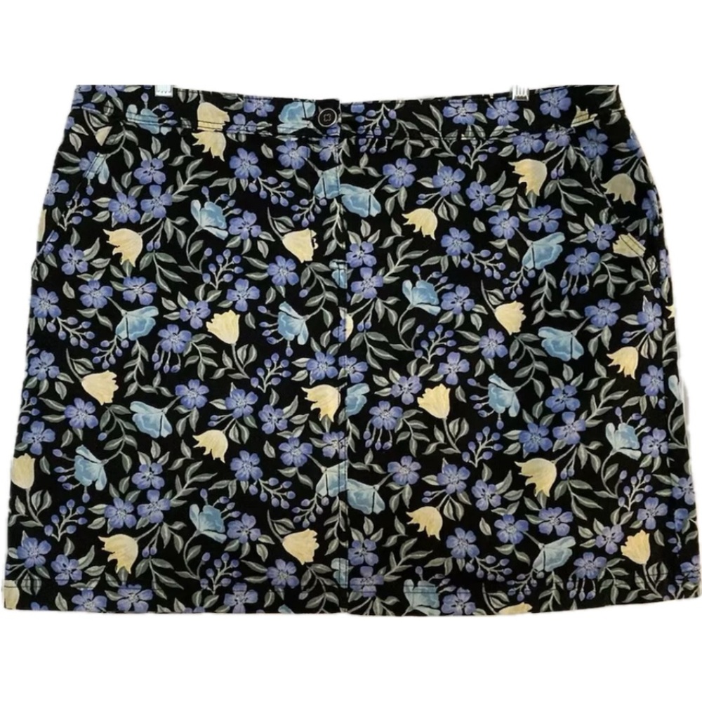 KAREN SCOTT MULTICOLORED SKORT SIZE 18 EUC